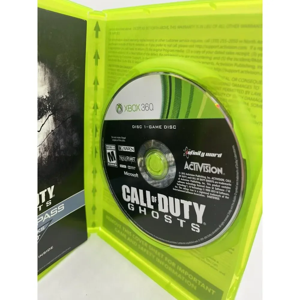 Call of Duty: Ghosts (Microsoft Xbox 360, 2013) Complete - Tested